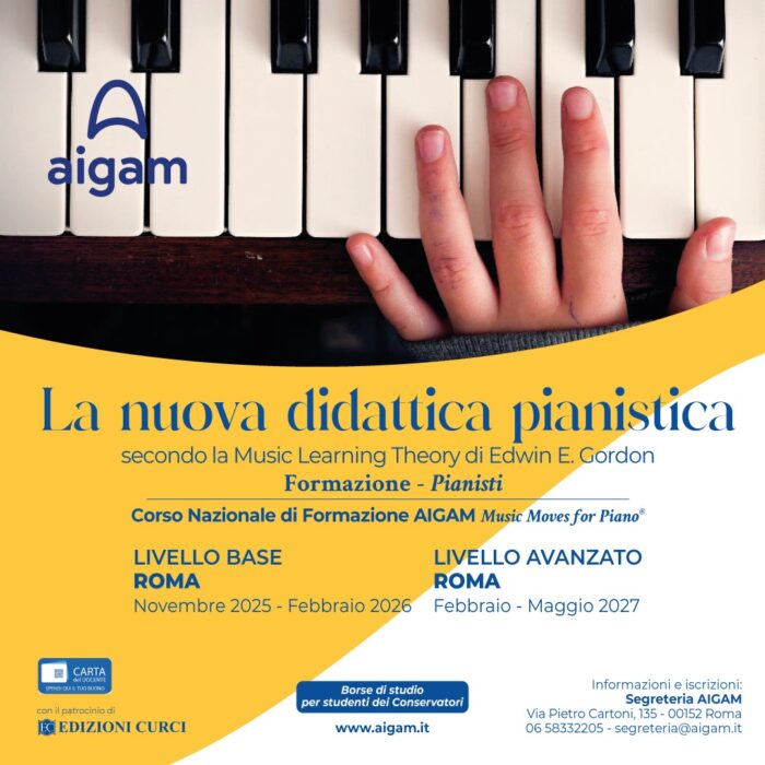 Corso Nazionale AIGAM Music Moves for Piano